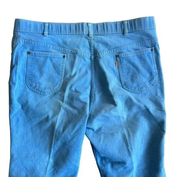 Levi's Vintage Men's 41x29 Jeans Orange Tab Light Wash Denim Straight 70's 80's